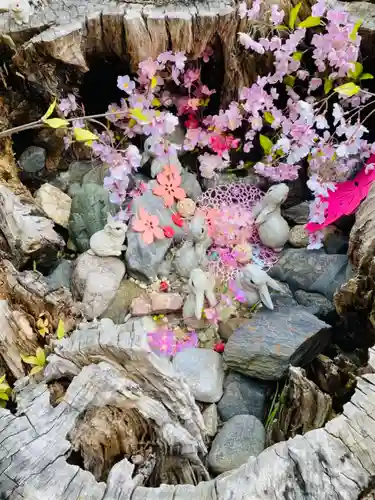 三輪神社の庭園