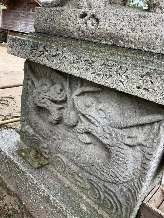 賀露神社の像