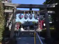 中野沼袋氷川神社の鳥居