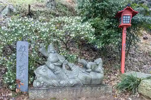 男山八幡宮の像