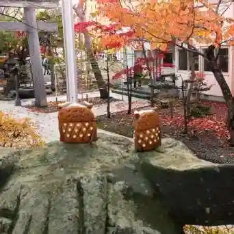 彌彦神社 (伊夜日子神社)の像