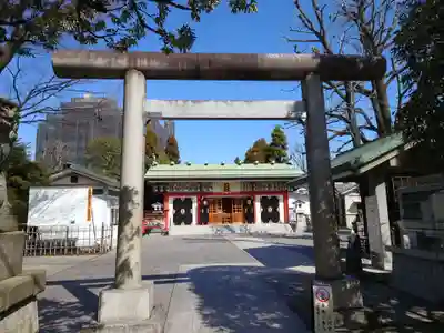池袋氷川神社の鳥居