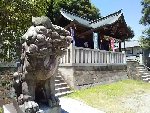 毛谷黒龍神社の狛犬