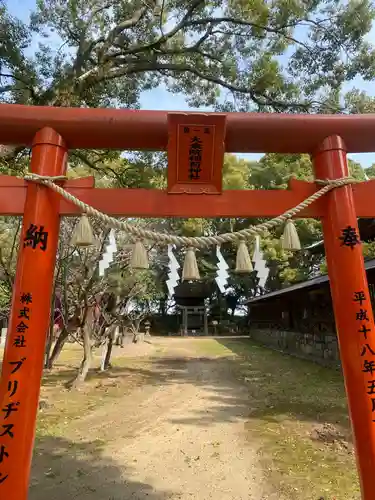 篠山神社の鳥居