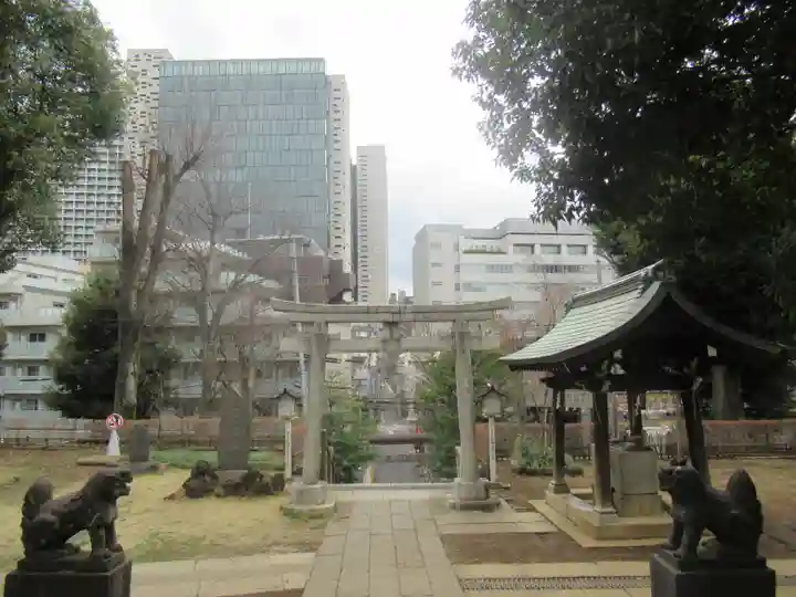 西向天神社の鳥居