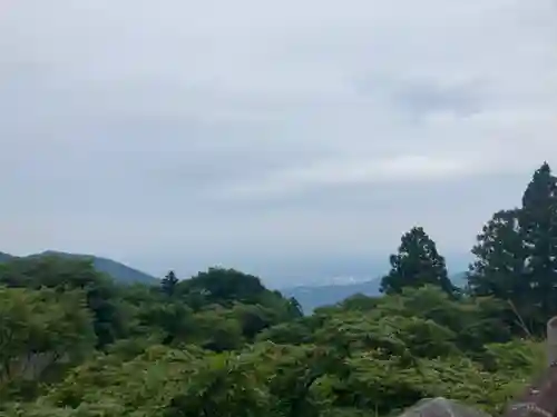 大山阿夫利神社の景色