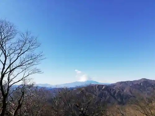 大山阿夫利神社の景色