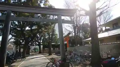 旗岡八幡神社の鳥居