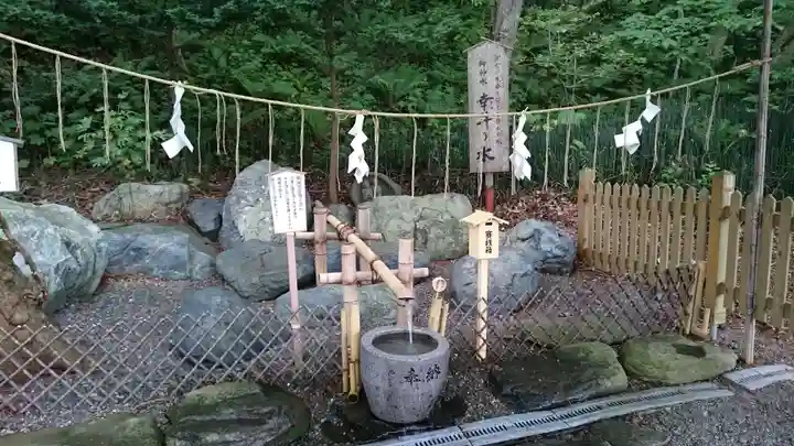 千歳神社の手水舎