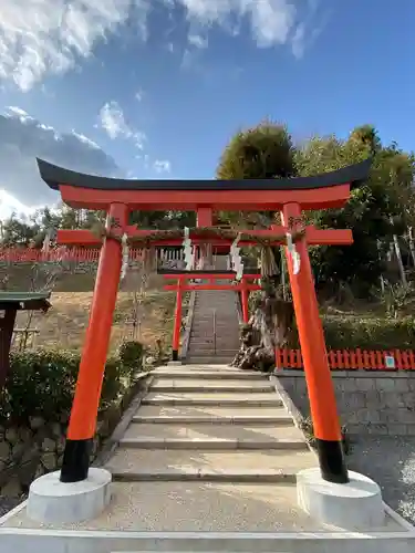 建勲神社の鳥居