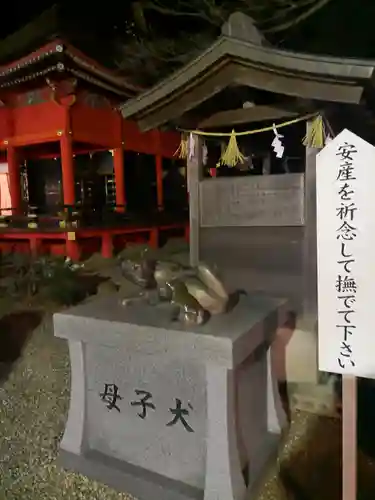 六所神社の狛犬