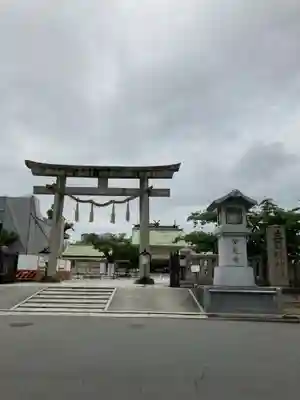 難波大社 生國魂神社の鳥居