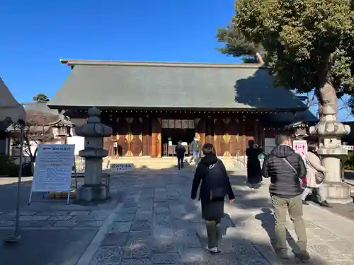 松陰神社の本殿・本堂
