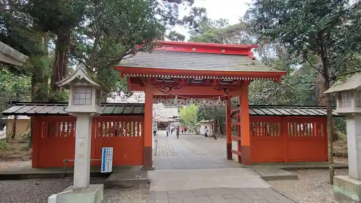 息栖神社の山門・神門