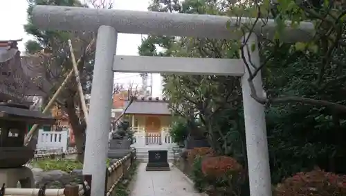 蒲田八幡神社の鳥居