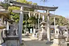 信達神社の鳥居