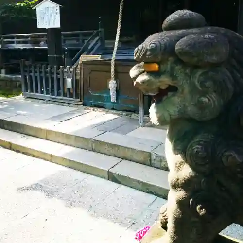 白山神社の狛犬