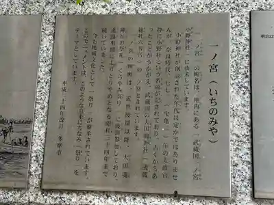 小野神社の歴史