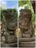 阿保天神社の狛犬