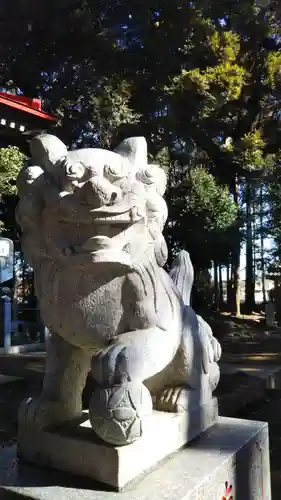 小林鳥見神社の狛犬