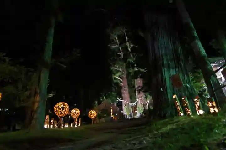 夏井諏訪神社の景色