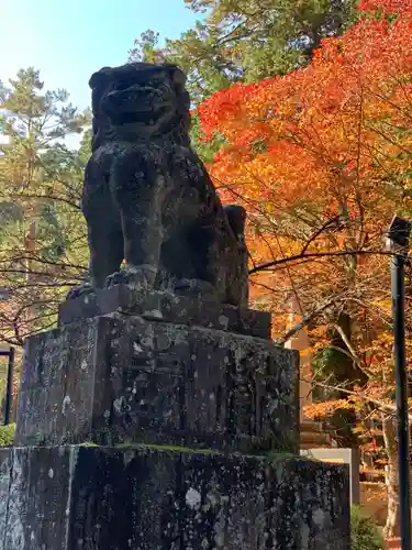 北口本宮冨士浅間神社の狛犬