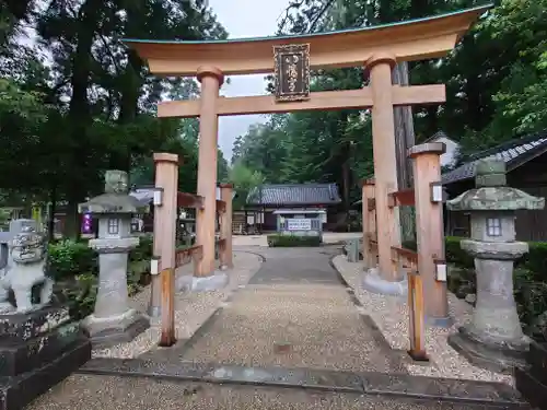 足助八幡宮の鳥居