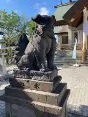 烈々布神社の狛犬