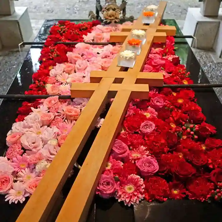 帯廣神社の手水舎