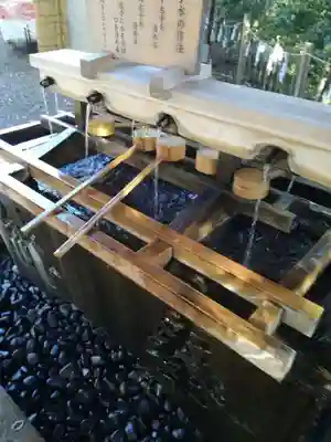 検見川神社の手水舎