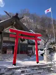 網走三吉神社の鳥居