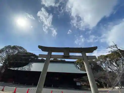 地御前神社の鳥居