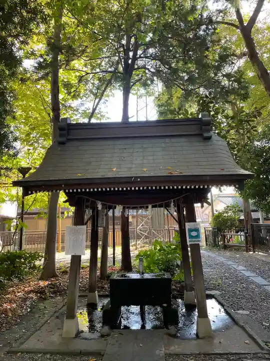 調神社の手水舎