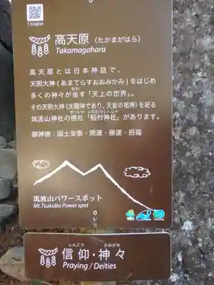 筑波山神社 女体山御本殿の周辺