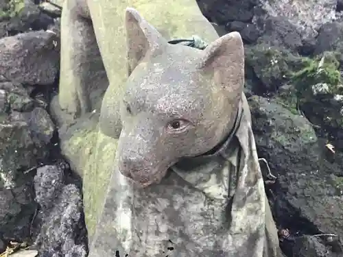 三峯神社の狛犬