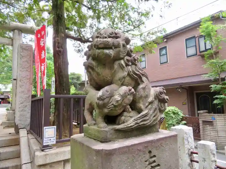 下神明天祖神社の狛犬