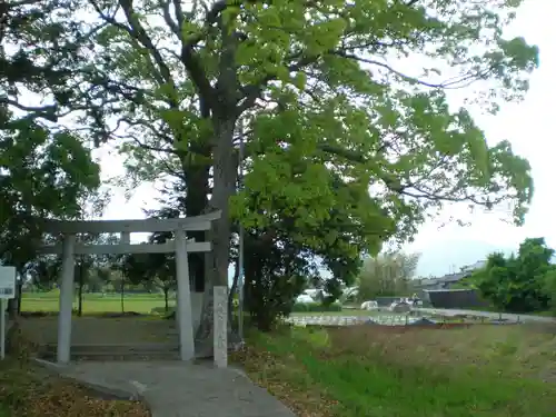 岐多志太神社（村屋坐彌冨都比賣神社摂社）の鳥居