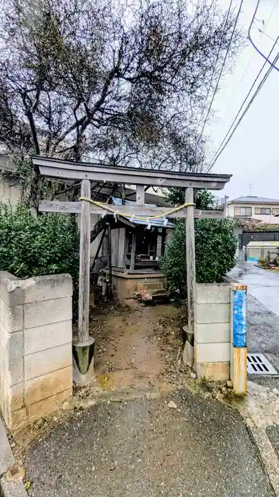 登戸道祖神の鳥居