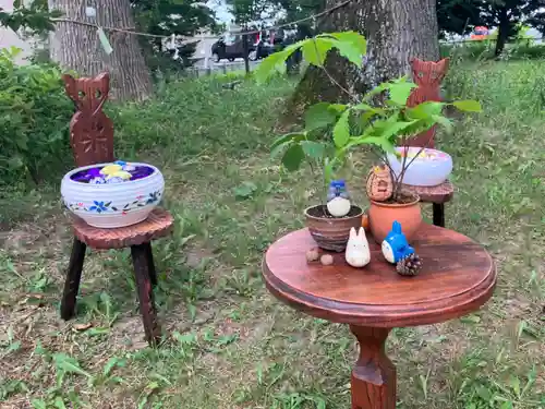 帯広三吉神社の庭園