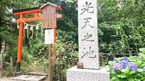 鷲宮神社の庭園