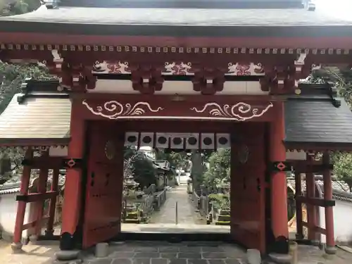宇奈岐日女神社の山門・神門