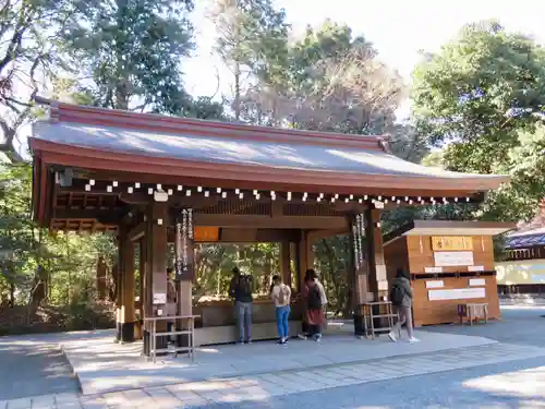 明治神宮の手水舎