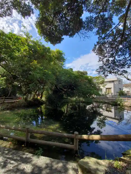 真田神社の庭園