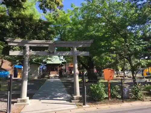 胡録神社の鳥居