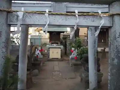 千住神社の鳥居