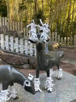 北山鹿島神社の像