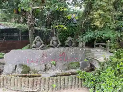 柳川総鎮守 日吉神社の像