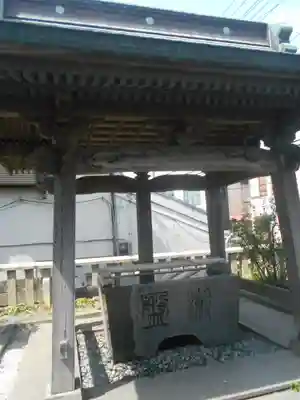 叶神社 (西叶神社)の手水舎