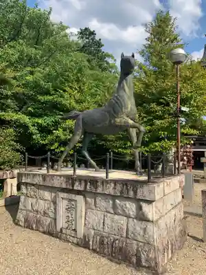 京都乃木神社の狛犬