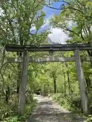 穂高神社奥宮の鳥居